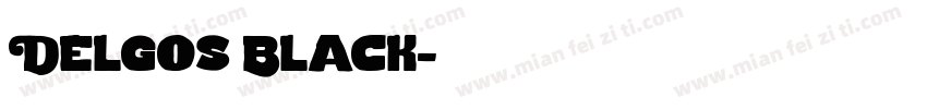 Delgos Black字体转换